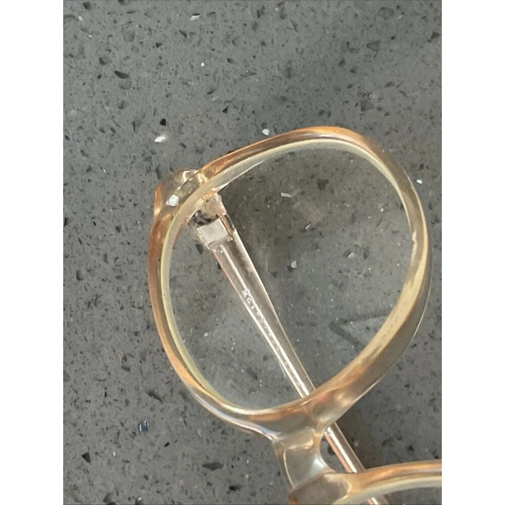 CRISSY Pink 44-16-125 Pink Clear Full Rim Eyeglasses Frames ONLY Vintage